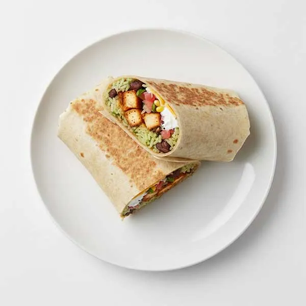 Chipotle Chicken and Bean Burrito Wrap